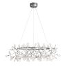 SL379.103.135 Люстра подвесная ST-Luce Серебристый/Белый LED 135*0,3W 3500K RAFINA