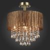 SL893.732.05 Люстра потолочная ST-Luce Античная бронза/Коричневый, Коньячный E14 5*40W LUSSO