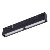 ST804.436.12 Магнитный трековый светильник Черный LED 1*12W 3000K 700Lm Ra&gt;90 120° IP20 L220xW22xH46 48VV SKYLINE 48