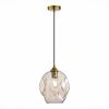 SL1188.313.01 Подвес ST-Luce Латунь/Коньячный E27 1*60W IDESIA