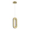 SL6506.203.01 Светильник подвесной ST-Luce Золотистый/Золотистый, Прозрачный LED 1*9W 3000K ALLUNGO