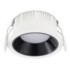 ST755.438.07 Св-к встр. Черный LED 1*7W 3000K 630Lm Ra80 120° IP20 D85xH45 100-240V Встраиваемые светильники