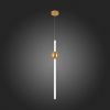 SL1222.213.01 Светильник подвесной ST-Luce Золотистый/Золотистый, Белый LED 1*18W 4000K ANGURRA