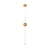 SL1222.213.01 Светильник подвесной ST-Luce Золотистый/Золотистый, Белый LED 1*18W 4000K ANGURRA
