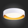 SLE201122-01 Светильник потолочный Белый, Золото/Белый LED 1*24W 4000K ORBIO