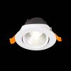 ST211.538.06.24 Св-к встр. Белый LED 1*6W 3000K 480Lm Ra80 24° IP20 D86xH50 220-240V Встраиваемые светильники
