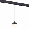 ST358.443.07 Магнитный трековый светильник подвесной Черный LED 1*7W 4000K 520Lm Ra&gt;80 120° IP20 D90xH90 48V SKYLINE 48