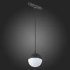 ST358.443.07 Магнитный трековый светильник подвесной Черный LED 1*7W 4000K 520Lm Ra&gt;80 120° IP20 D90xH90 48V SKYLINE 48