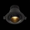 ST701.438.07 Св-к встр. Zoom Черный LED 1*7W 3000K 560Lm Ra 15°-60° IP20 D90xH65 170-240V Встраиваемые светильники