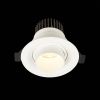 ST701.538.07 Св-к встр. Zoom Белый LED 1*7W 3000K 560Lm Ra 15°-60° IP20 D90xH65 170-240V Встраиваемые светильники