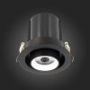 ST702.438.12 Св-к встр. Черный LED 1*12W 3000K 900Lm Ra80 24° IP20 D90xH92 180-240V Встраиваемые светильники