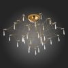 SL797.202.78 Люстра потолочная ST-Luce Золотистый, Прозрачный LED 78*0,45W 3000K GRAVETTA
