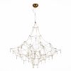 SL797.213.114 Люстра подвесная ST-Luce Золотистый, Прозрачный LED 114*0,45W 3000K GRAVETTA