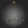 SL797.213.114 Люстра подвесная ST-Luce Золотистый, Прозрачный LED 114*0,45W 3000K GRAVETTA