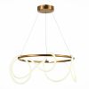 SL6102.303.55 Светильник подвесной ST-Luce Латунь/Белый LED 1*35W 4000K SAGRATO