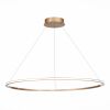 ST604.243.46 Светильник подвесной ST-Luce Золотистый/Белый LED 1*46W 4000K Подвесные светильники