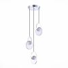SL6107.103.03 Светильник подвесной ST-Luce Хром/Белый Хром LED 3*12W 3000K Eclisse