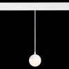 ST358.533.07 Магнитный трековый светильник подвесной Белый LED 1*7W 3000K 520Lm Ra&gt;80 120° IP20 D90xH90 48V SKYLINE 48