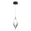 *SL6130.403.06 Светильник подвесной ST-Luce Черный/Белый, Дымчатый LED 1*8W 3000K ICE