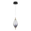 *SL6130.403.06 Светильник подвесной ST-Luce Черный/Белый, Дымчатый LED 1*8W 3000K ICE