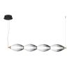 *SL6130.403.24 Светильник подвесной ST-Luce Черный/Белый, Дымчатый LED 1*28W 3000K ICE
