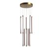 *SL6225.303.10 Светильник подвесной ST-Luce Латунь/Терракотовый, Белый LED 10*6,5W 3000K