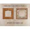Рамка 1 пост (дуб) 3166 Frame-01 oak для Werkel