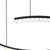 SL1018.403.01 Светильник подвесной ST-Luce черный/прозрачный LED 1*65W 4000K EUCLIDICS