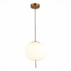 SL1621.213.01 Подвес ST-Luce Золотистый/Белый LED 1*25W 3000K LACUS
