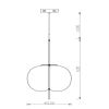 SL1621.213.01 Подвес ST-Luce Золотистый/Белый LED 1*25W 3000K LACUS