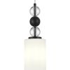 SL2003.403.01 Светильник подвесной ST-Luce черный/белый E27 1*40W AURORA