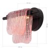 SL6021.401.06 Светильник настенный ST-Luce черный/розовый LED 1*6W 4000K VOILE