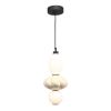 SL6134.413.01 Светильник подвесной ST-Luce черный/желтый, опаловый LED 1*18W 3000K FLORENTINI