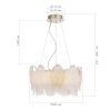 SL6135.203.01 Светильник подвесной ST-Luce золото/прозрачный, янтарный LED 1*30W 3000K LIGHTSOME