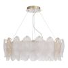 SL6135.223.01 Светильник подвесной ST-Luce золото/прозрачный, янтарный LED 1*56W 3000K LIGHTSOME