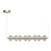 SL6136.223.01 Светильник подвесной ST-Luce золото/коньячный LED 1*22W 3000K SPINE