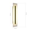 SL6139.231.01 Светильник настенный ST-Luce золотистый/белый LED 1*12W 3000K GEOM
