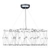 SL6602.103.72 Светильник подвесной ST-Luce Хром/Прозрачный LED 1*72W 4000K GRAVETTA