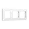 AF110123 Рамка ALFA Line (Белый матовый) 3-ая
