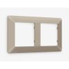 AF110362 Рамка ALFA Line (Серо-бежевый матовый) 2-ая