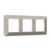 AF110363 Рамка ALFA Line (Серо-бежевый матовый) 3-ая