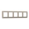 AF110365 Рамка ALFA Line (Серо-бежевый матовый) 5-ая