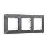 AF110653 Рамка ALFA Line (Антрацит серый) 3-ая