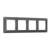 AF110654 Рамка ALFA Line (Антрацит серый) 4-ая