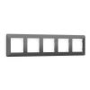 AF110655 Рамка ALFA Line (Антрацит серый) 5-ая