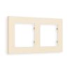 AF220332 Рамка ALFA Techno (Бежевый матовый) 2-ая