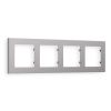 AF220504 Рамка ALFA Techno (Сталь матовый) 4-ая
