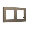 AF220632 Рамка ALFA Techno (Темная бронза матовый) 2-ая