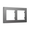 AF220652 Рамка ALFA Techno (Антрацит серый) 2-ая