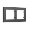 AF220802 Рамка ALFA Techno (Графит Мягкое касание) 2-ая AF220802 Рамка ALFA Techno (Графит Мягкое касание) 2-ая